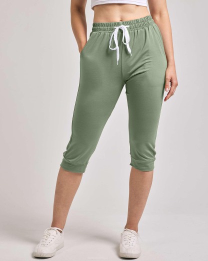 Women's Ultra Soft Lounge Capri Joggers Sweatpants Athletic Yoga with Pockets (BUY 2 FREE SHIPPING!!!)