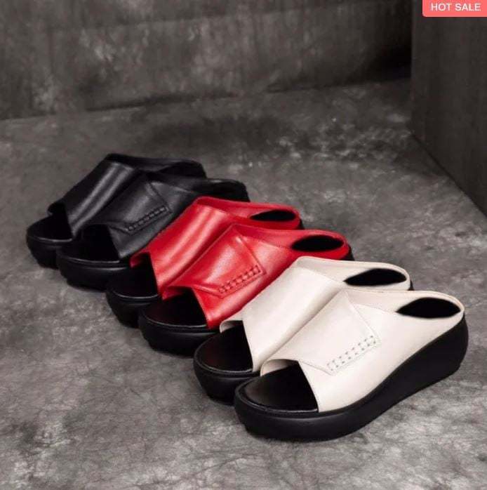 💖MOTHER'S DAY SALE - 48% OFF🎁2023 WOMEN'S NEW THICK-BOTTOMED FISH MOUTH SLIPPERS