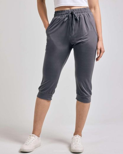 Women's Ultra Soft Lounge Capri Joggers Sweatpants Athletic Yoga with Pockets (BUY 2 FREE SHIPPING!!!)