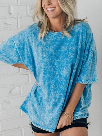 2025 Spring Sale-New Wash Oversized Top (Buy 3 Free Shipping)