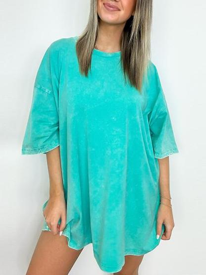 2025 Spring Sale-New Wash Oversized Top (Buy 3 Free Shipping)