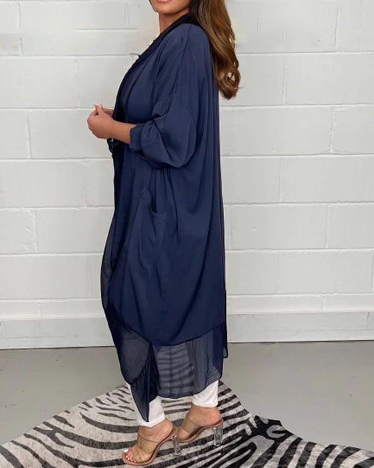 Silky Loose V-neck Top-Buy 2 get free shipping