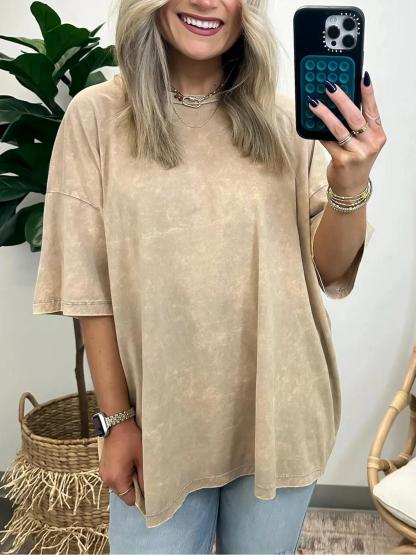 2025 New Wash Oversized Top (Buy 3 Free Shipping)