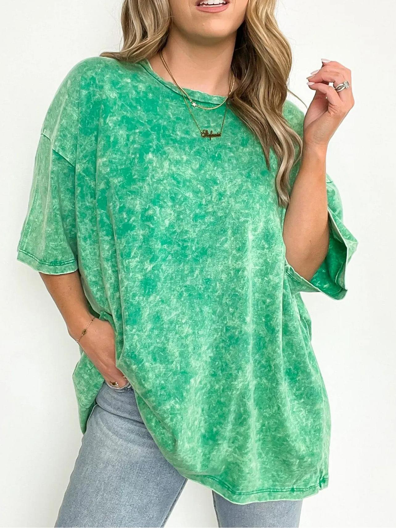 2025 New Wash Oversized Top (Buy 3 Free Shipping)