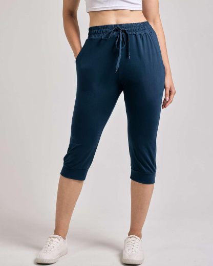 Women's Ultra Soft Lounge Capri Joggers Sweatpants Athletic Yoga with Pockets (BUY 2 FREE SHIPPING!!!)