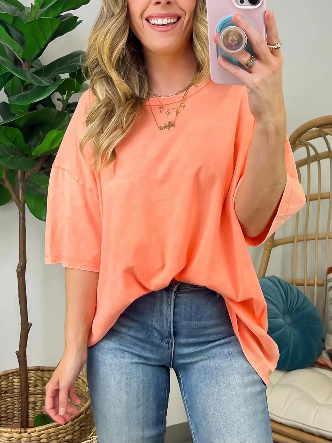 2025 New Wash Oversized Top (Buy 3 Free Shipping)
