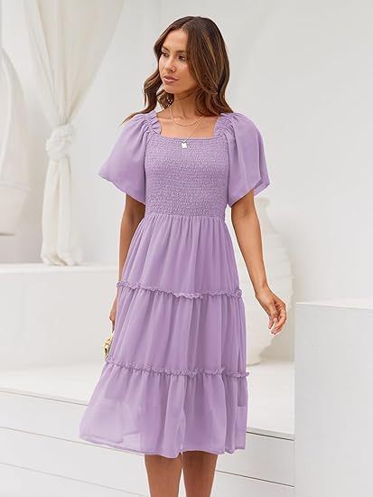 Women's Summer Casual Midi Dress