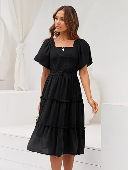 Women's Summer Casual Midi Dress