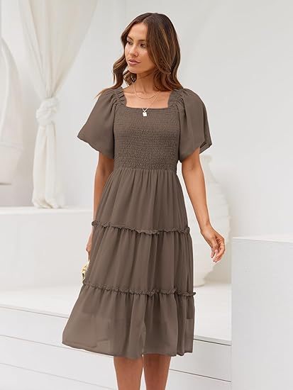 Women's Summer Casual Midi Dress