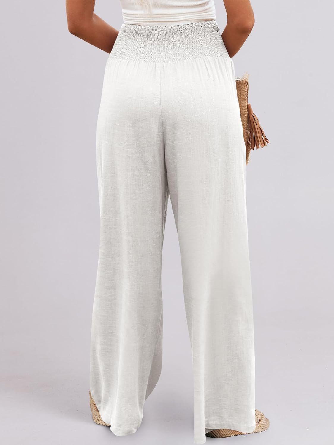 Women's Linen Wide Leg Pants