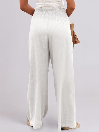 Women's Linen Wide Leg Pants