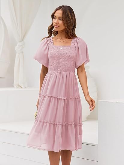 Women's Summer Casual Midi Dress