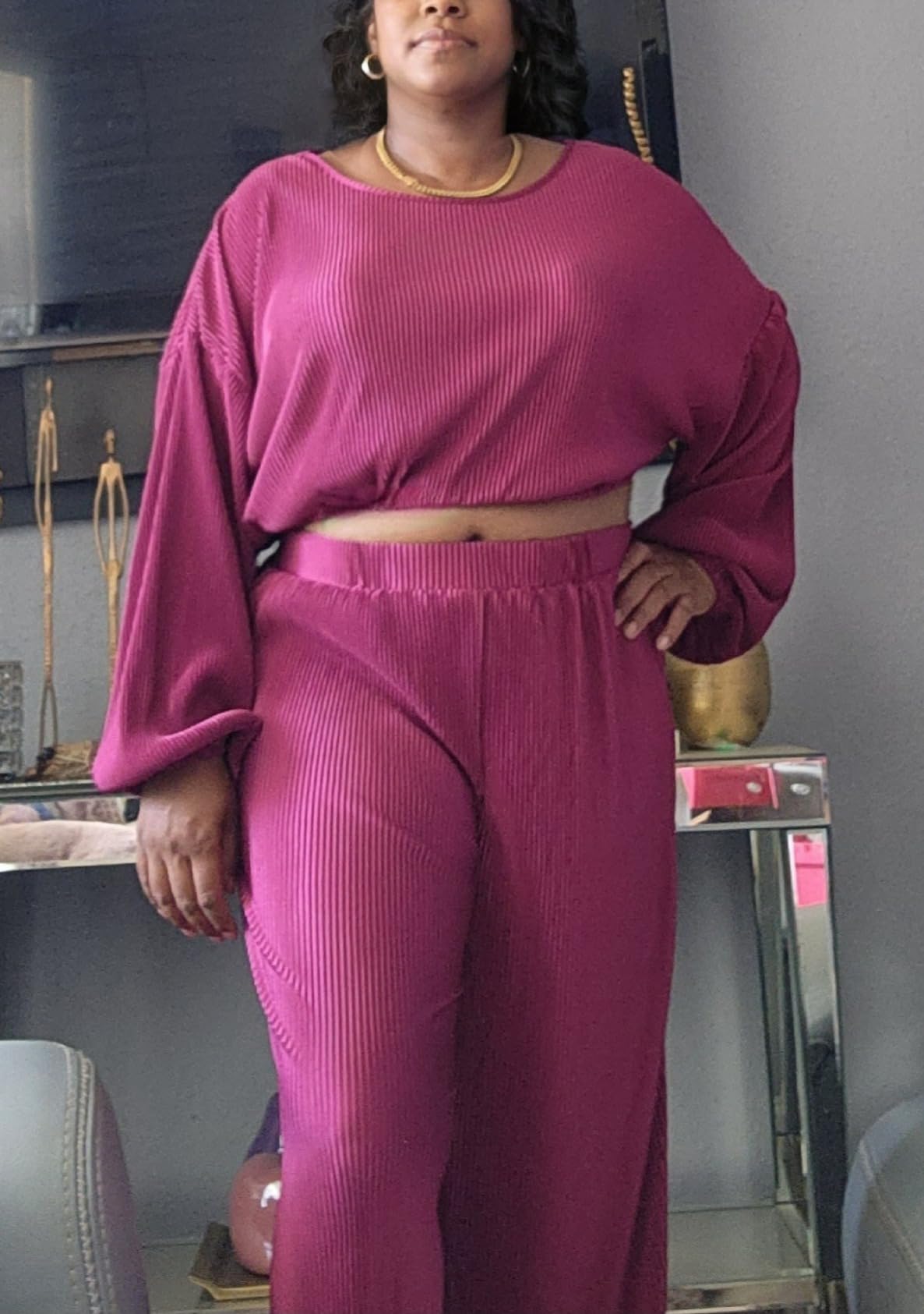 Gorgeous color plisse