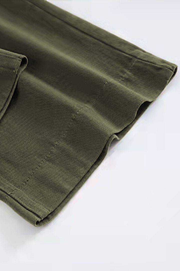 Dual Pocket Front Wide Leg Jeans