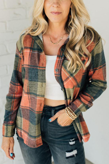 Channing Brushed Plaid Top