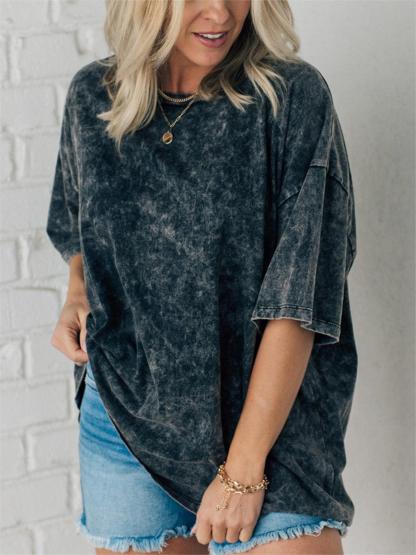 2025 Spring Sale-New Wash Oversized Top (Buy 3 Free Shipping)