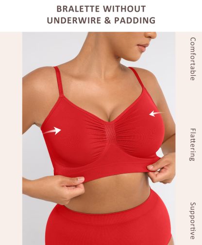Bralettes for Women with Support Comfortable Bras No Underwire Seamless
