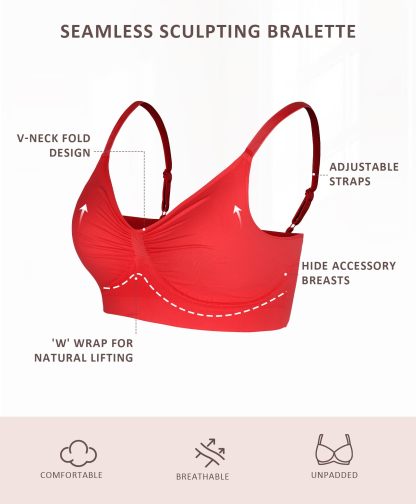 Bralettes for Women with Support Comfortable Bras No Underwire Seamless