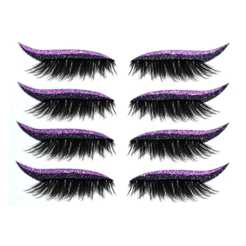 Reusable Eyeliner And Eyelash Stickers 2 in 1