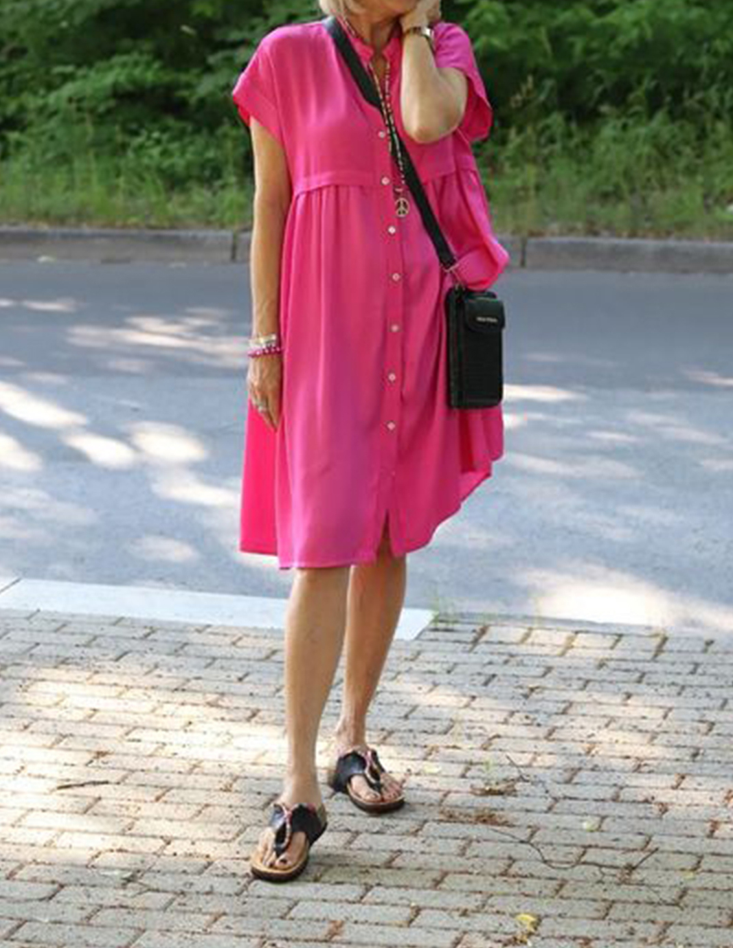 2023 Summer Hot Sale 🔥 Relaxed V NECK SWING DRESS