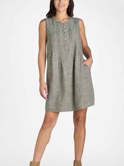 Women's Pintuck Mini Shift Dress (Buy 2 Free Shipping)