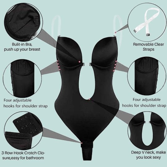 2023 Backless Body Shaper Bra