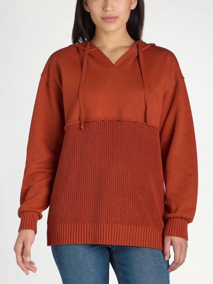 2024 Women's Casual Patchwork Hoodie