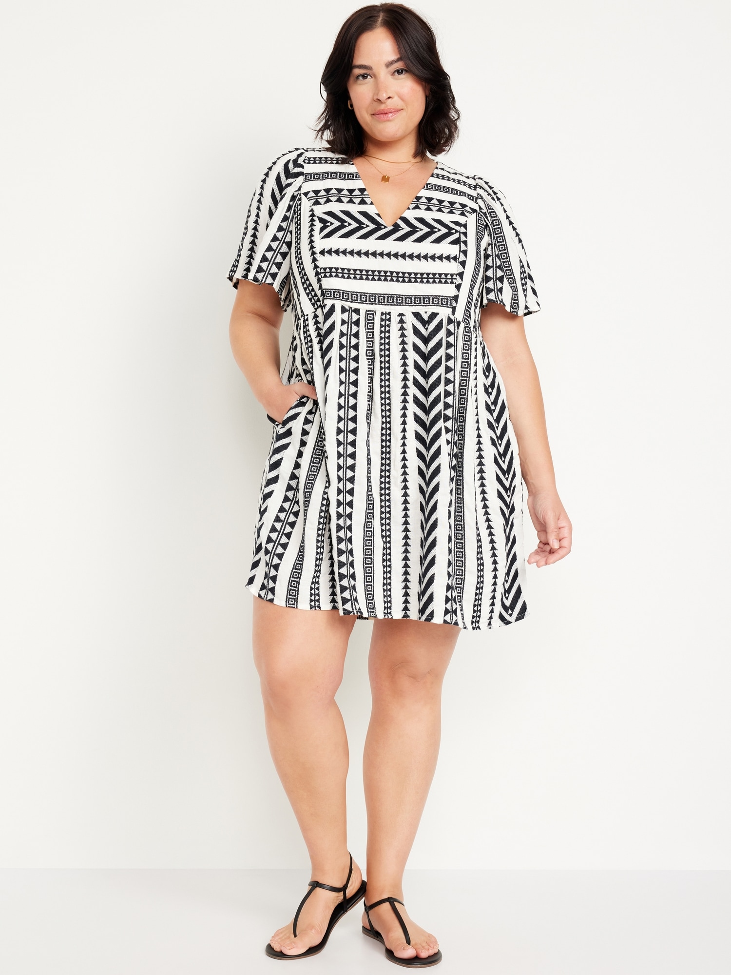 Jacquard Mini Swing Dress (⏰30% OFF TODAY)
