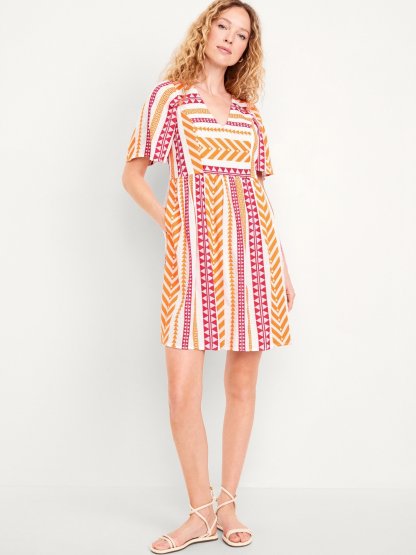 Jacquard Mini Swing Dress (⏰30% OFF TODAY)