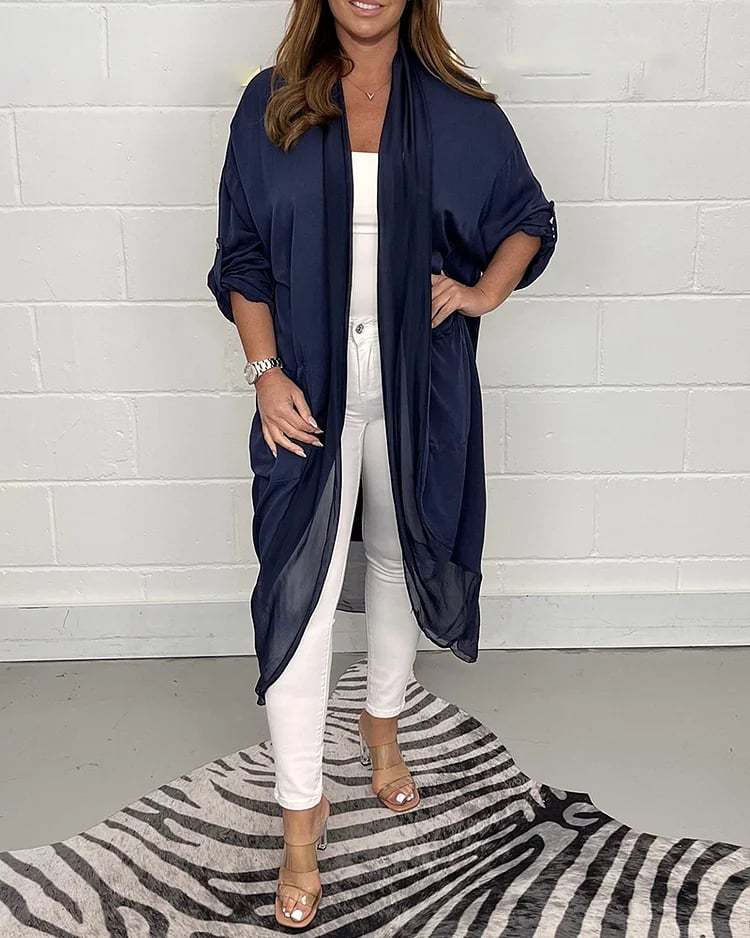 Silky Loose V-neck Top-Buy 2 get free shipping
