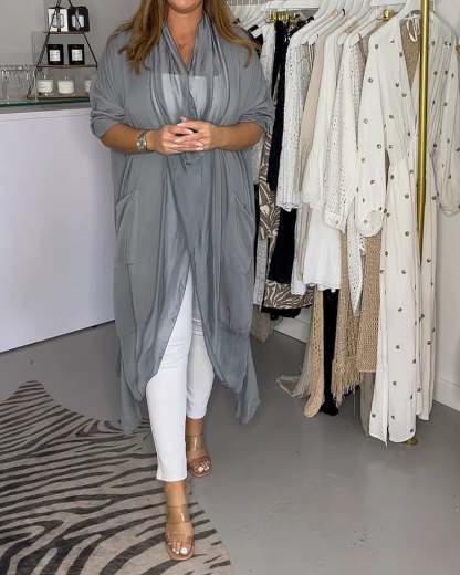 Silky Loose V-neck Top-Buy 2 get free shipping