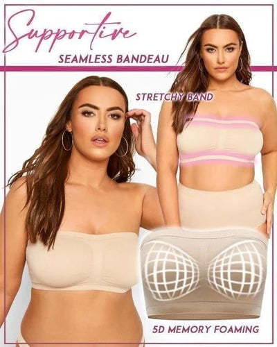 Full Support Seamless Bandeau Bra