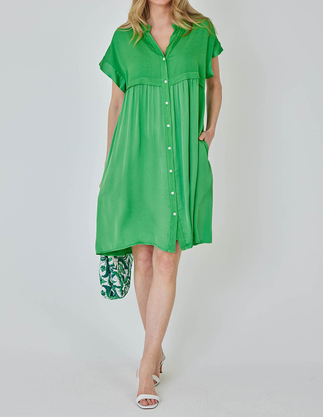 2023 Summer Hot Sale 🔥 Relaxed V NECK SWING DRESS