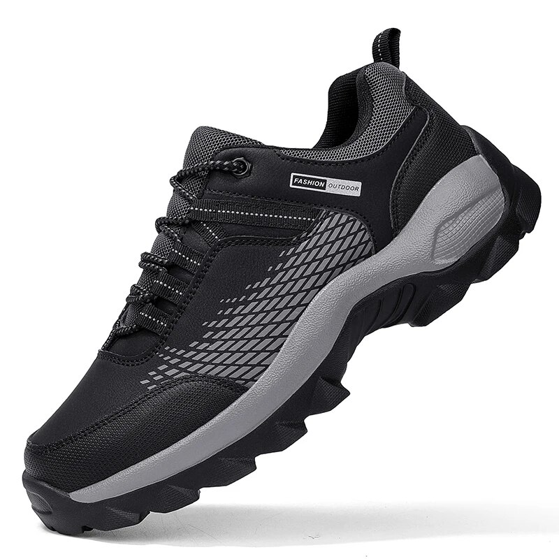 Men's Waterproof  Outdoor Hiking Boots with Soft Thick Soles