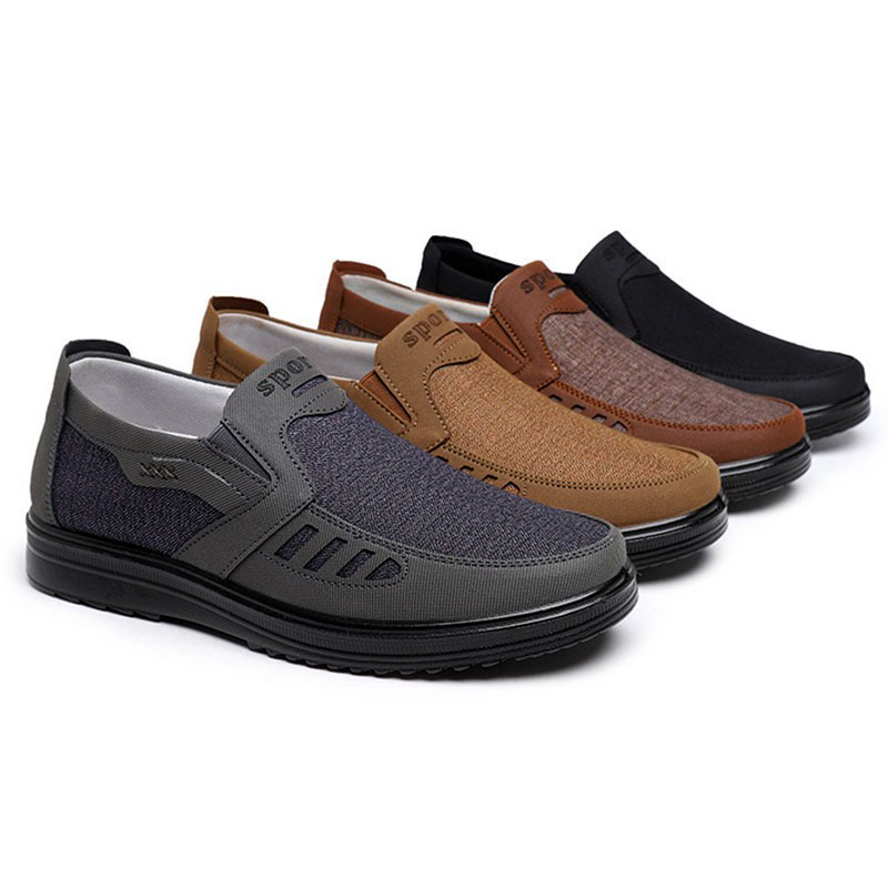 🔥Last Day Promotion 70% OFF 🎁 Men's Casual Leather Good Arch Support & Non-slip Outdoor Breathable Walking Shoes - 2003