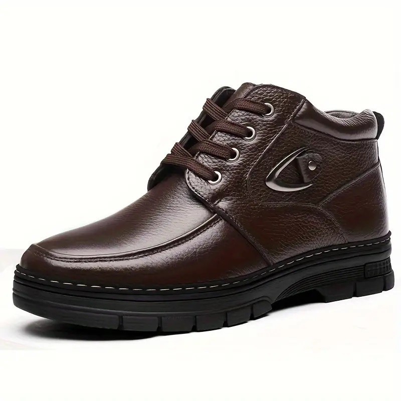🔥On This Week Sale 70% OFF🔥 Men's Winter Warm Fleece-Lined Slip-On Walking Shoes - Non-Slip, Thick Sole for Comfort, Casual Style in Solid Colors  - W015