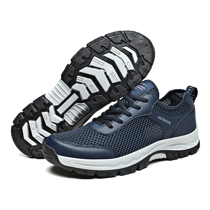 🔥Last Day Promotion 70% OFF 🎁 Men's Good Arch Support & Non-slip Outdoor Breathable Walking Shoes - 6002