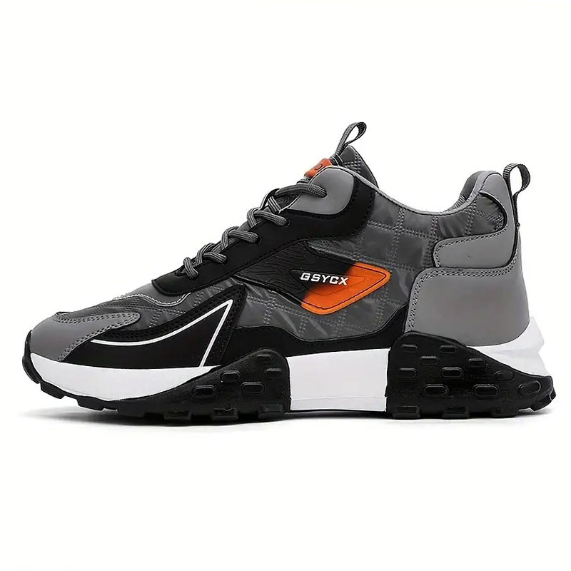 🔥On This Week Sale 70% OFF🔥 Mens' Stylish Color Block Platform Sneakers - Sneakers with Non Slip Sole, Shock Absorption, and Breathable Design for Outdoor Walking  - W013