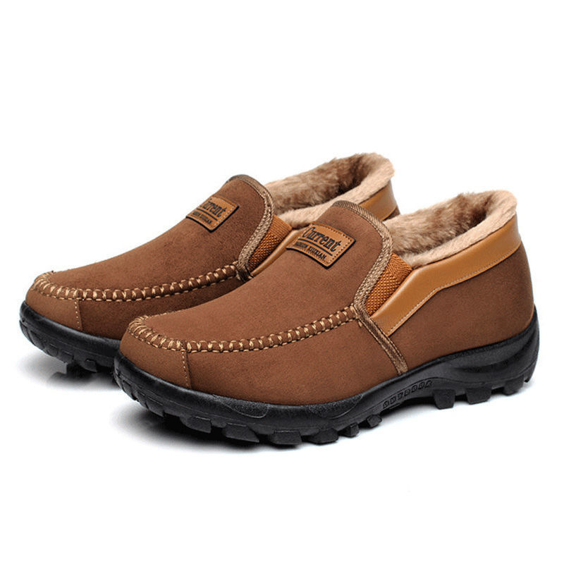 Now 70% Discount-Men's Good arch support Outdoor Warm Lightweight Walking Sneakers