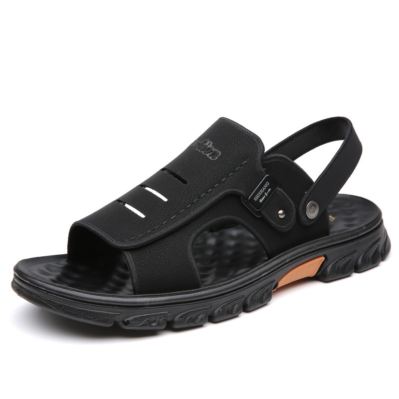 🔥On This Week Sale 70% OFF🔥Mens Casual Comfy Leather Slip On Sandals, Comfy Orthopedic Walking Shoes - sandals001