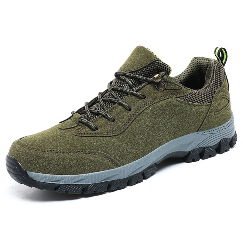 Men's Lightweight Non-Slip Suede Leather Outdoor Shoes,Comfy Orthopedic Walking Shoes - 4004