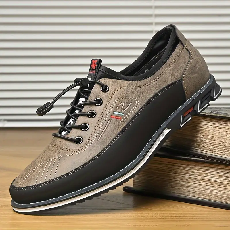 🔥On This Week Sale 70% OFF🔥 Men's Casual Shoes - Elastic Shoelaces, Wear-Resistant Non-Slip Soles for Outdoor & Office Daily Wear