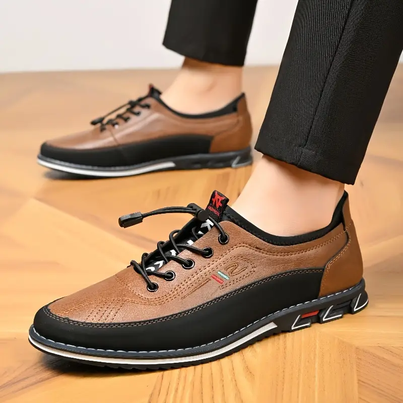 🔥On This Week Sale 70% OFF🔥 Men's Casual Shoes - Elastic Shoelaces, Wear-Resistant Non-Slip Soles for Outdoor & Office Daily Wear