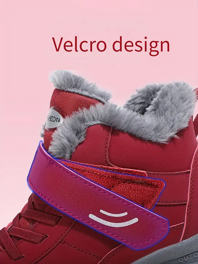 🔥Last Day Promotion 70% OFF 🎁 Thermal Men's Snow Boots, Lace-up Winter Shoes with Hook and Loop Fastener, Casual Hiking Walking Shoes