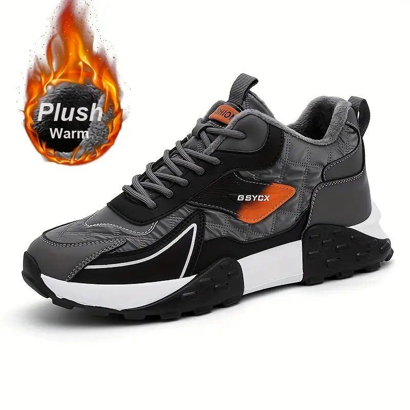 🔥On This Week Sale 70% OFF🔥 Mens' Stylish Color Block Platform Sneakers - Sneakers with Non Slip Sole, Shock Absorption, and Breathable Design for Outdoor Walking  - W013