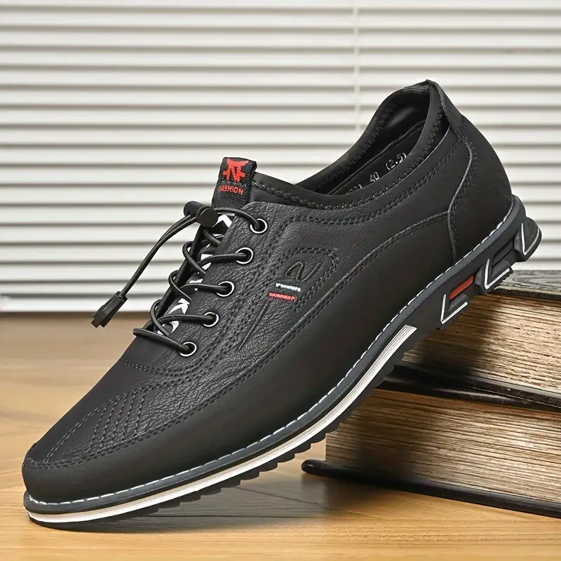 🔥On This Week Sale 70% OFF🔥 Men's Casual Shoes - Elastic Shoelaces, Wear-Resistant Non-Slip Soles for Outdoor & Office Daily Wear