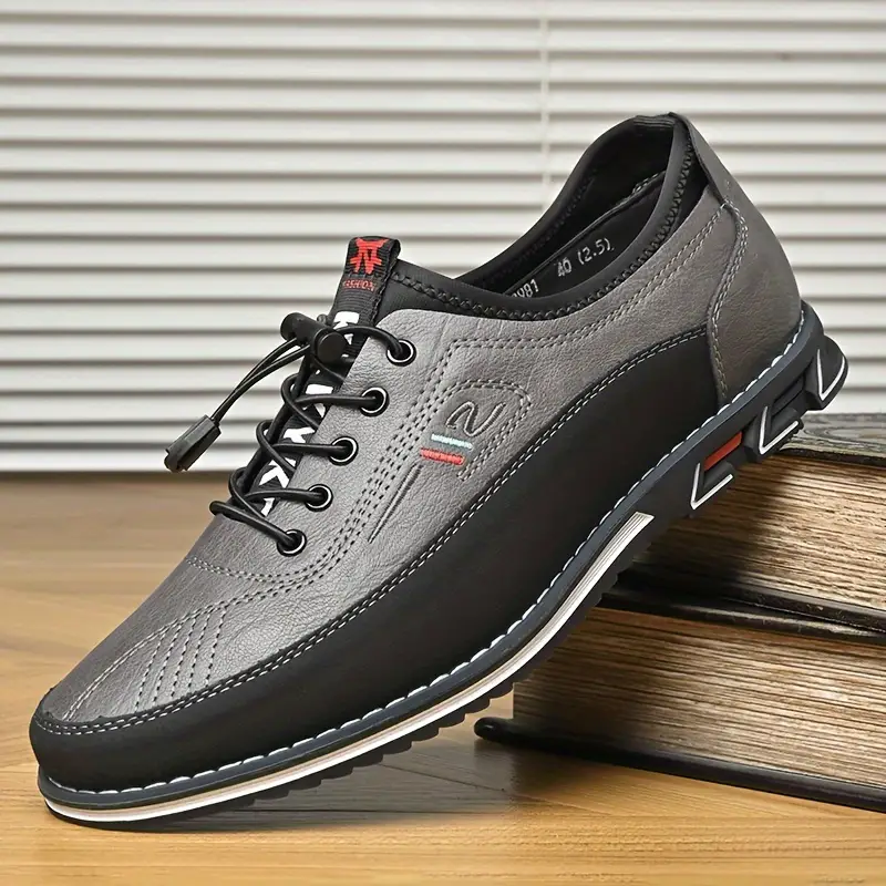 🔥On This Week Sale 70% OFF🔥 Men's Casual Shoes - Elastic Shoelaces, Wear-Resistant Non-Slip Soles for Outdoor & Office Daily Wear