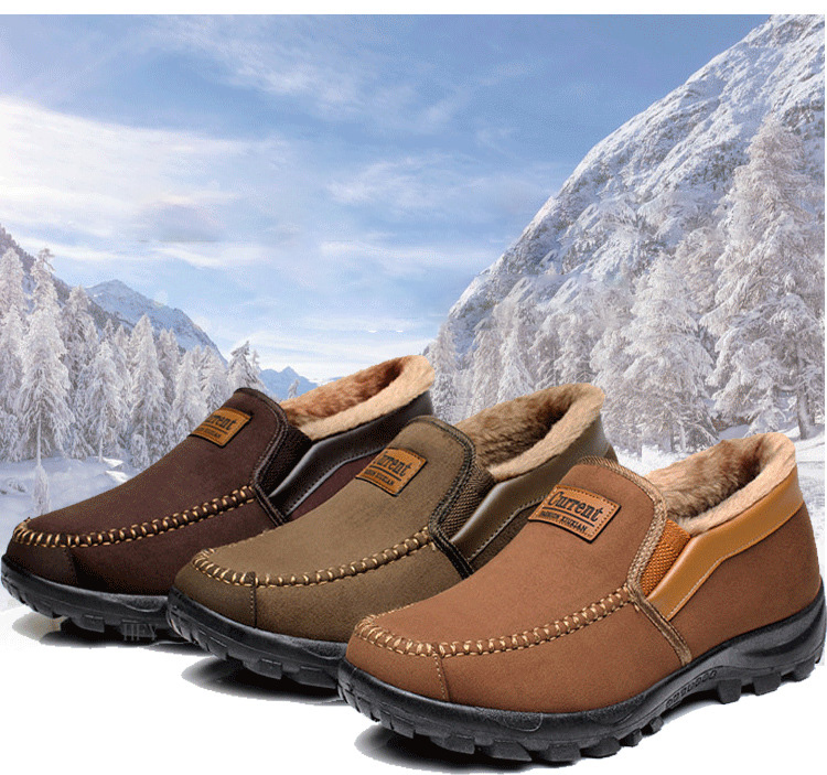 Now 70% Discount-Men's Good arch support Outdoor Warm Lightweight Walking Sneakers