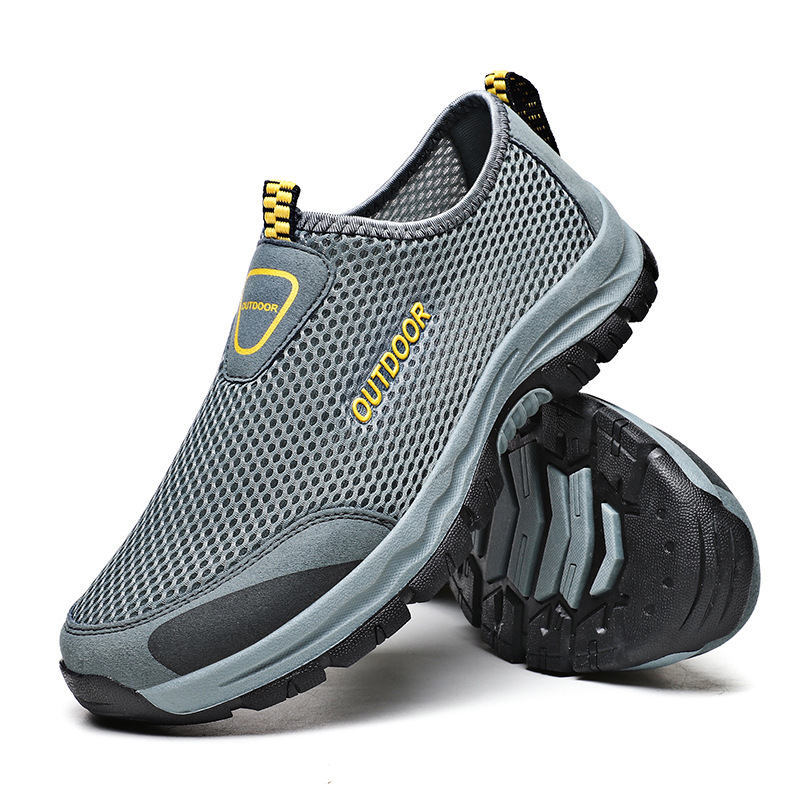 🔥Last Day Promotion 70% OFF 🎁 Men's Good Arch Support & Non-slip Outdoor Breathable Walking Shoes - 3006
