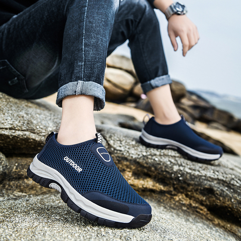 🔥Last Day Promotion 70% OFF 🎁 Men's Good Arch Support & Non-slip Outdoor Breathable Walking Shoes - 3006
